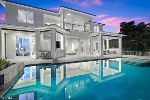Luxury Southwest Florida Custom Home Exterior